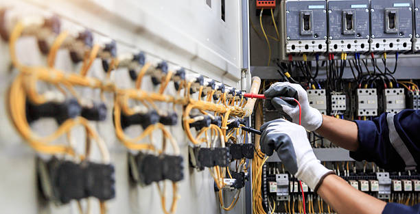 Professional Electrician technician working in Fairview, CA